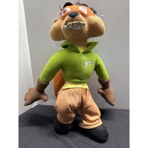 Nanco Foodfight Daredevil Dan Squirrel Stuffed Animal Plush Toy Dare Devil RARE